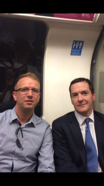 Alistair Pyatt's chance meeting with the Chancellor George Osborne