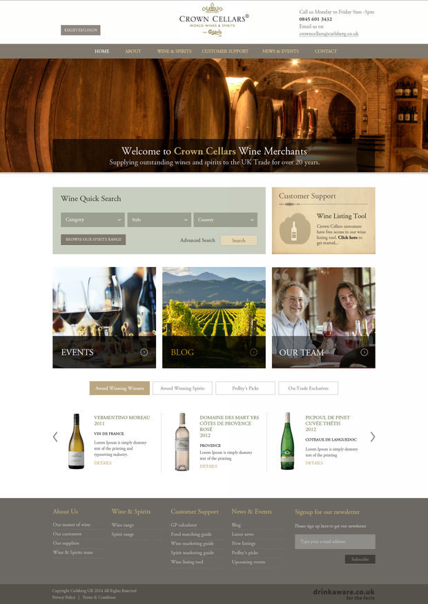 Crown Cellars | The Crown Cellars Offer - Harpers Wine & Spirit Trade News